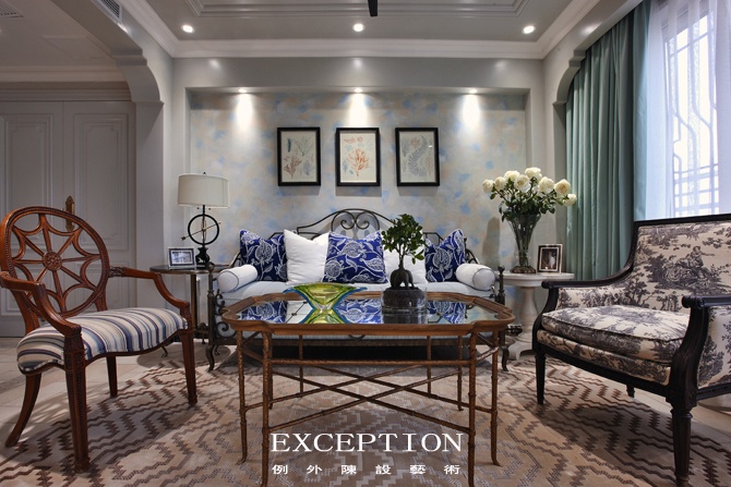 室內(nèi)設(shè)計師戀上藍(lán)色空間設(shè)計