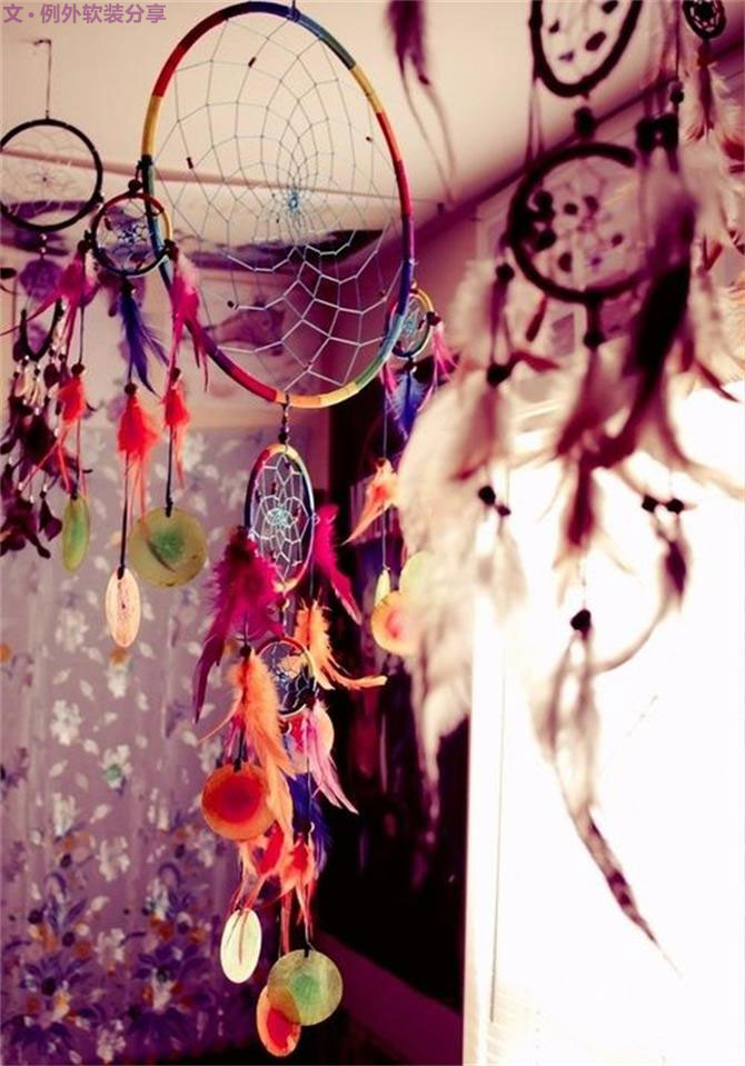 從沒見過這樣的捕夢(mèng)網(wǎng)，掛起來的安眠藝術(shù)！
