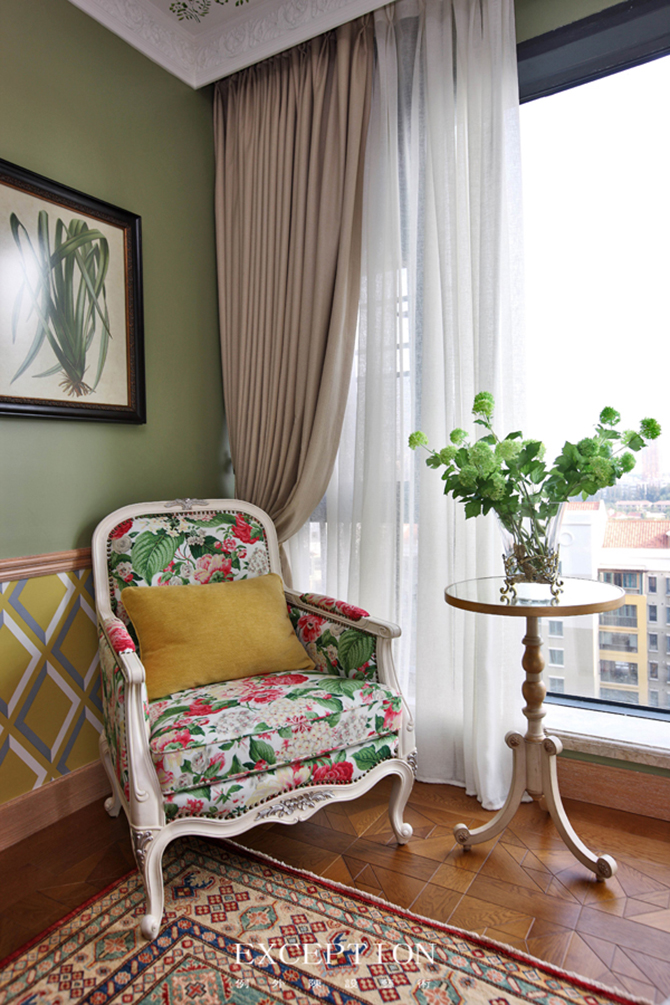 春暖花開，給家也增添一抹色彩-別墅設(shè)計(jì),軟裝設(shè)計(jì),室內(nèi)設(shè)計(jì),豪宅設(shè)計(jì),深圳例外軟裝設(shè)計(jì)公司