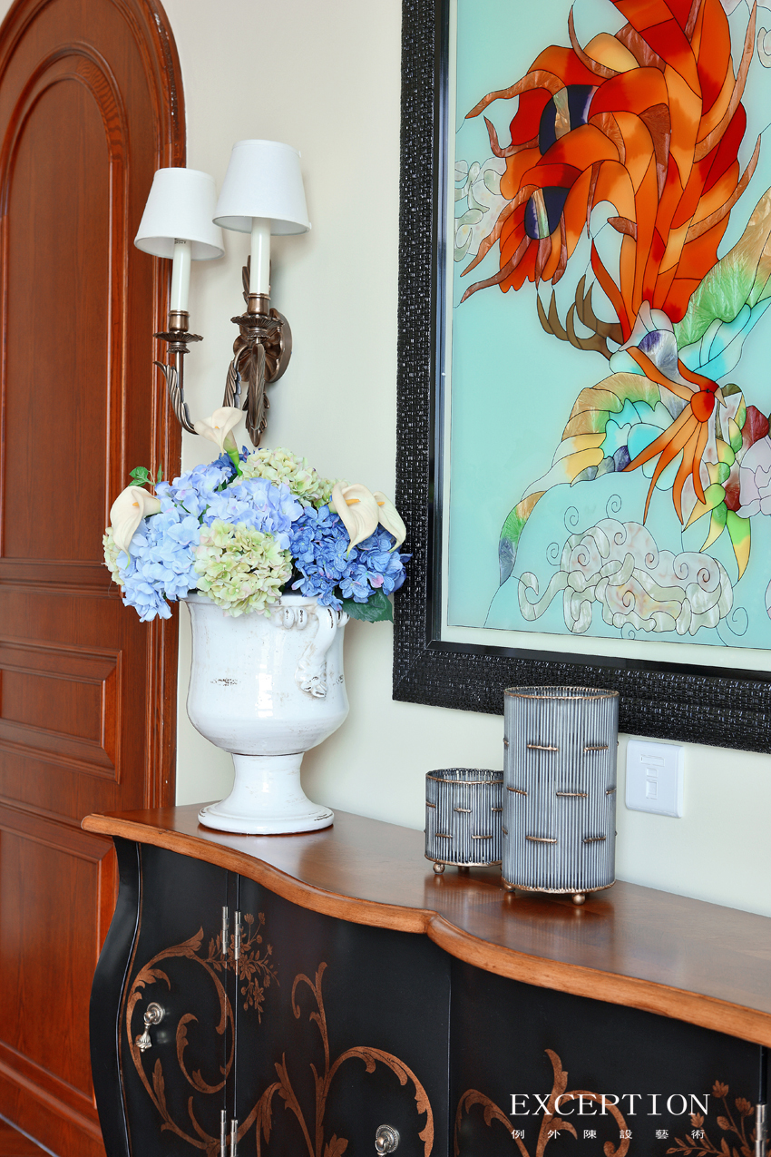 春暖花開，給家也增添一抹色彩-別墅設(shè)計(jì),軟裝設(shè)計(jì),室內(nèi)設(shè)計(jì),豪宅設(shè)計(jì),深圳例外軟裝設(shè)計(jì)公司