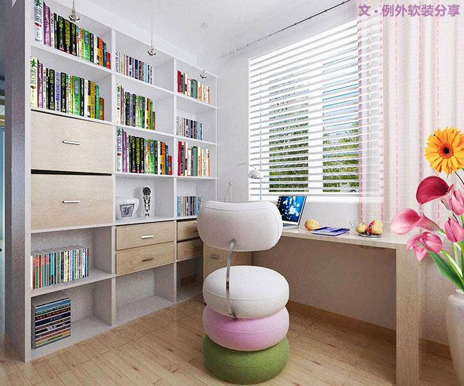 有種書(shū)房設(shè)計(jì)，叫做不用一絲不茍！-別墅設(shè)計(jì),軟裝設(shè)計(jì),室內(nèi)設(shè)計(jì),豪宅設(shè)計(jì),深圳例外軟裝設(shè)計(jì)公司