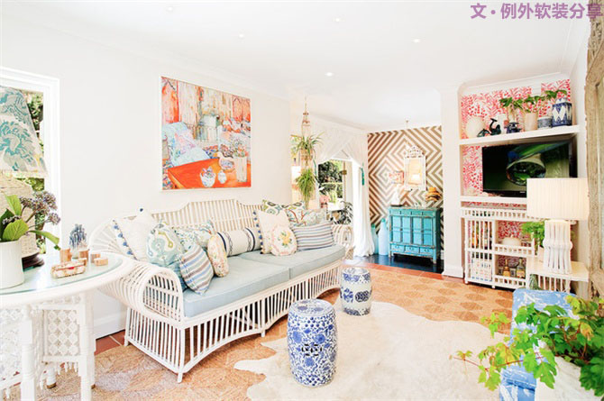 室內(nèi)設計師巧用色彩打造優(yōu)雅別墅-別墅設計,軟裝設計,室內(nèi)設計,豪宅設計,深圳例外軟裝設計公司