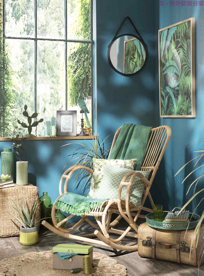 養(yǎng)不活仙人掌，卻硬生生把家里變成了小森林！-別墅軟裝設計,軟裝設計,室內軟裝設計,室內設計,豪宅設計,深圳例外軟裝設計公司