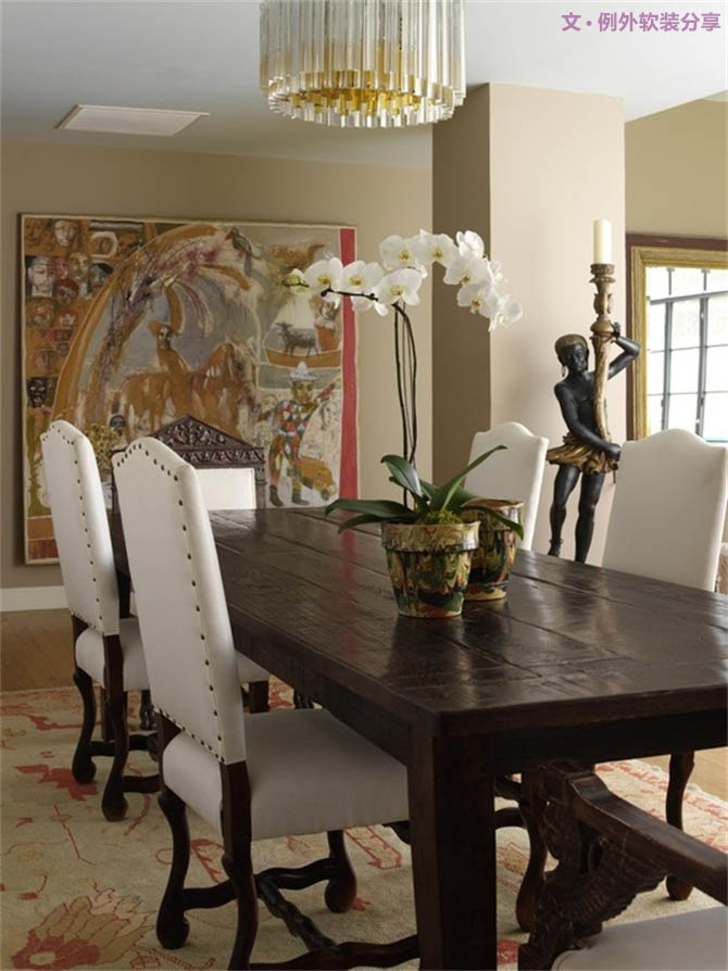 這些餐桌設(shè)計(jì)得太美了，絕對(duì)值得一看！-別墅設(shè)計(jì),軟裝設(shè)計(jì),室內(nèi)設(shè)計(jì),豪宅設(shè)計(jì),深圳例外軟裝設(shè)計(jì)公司