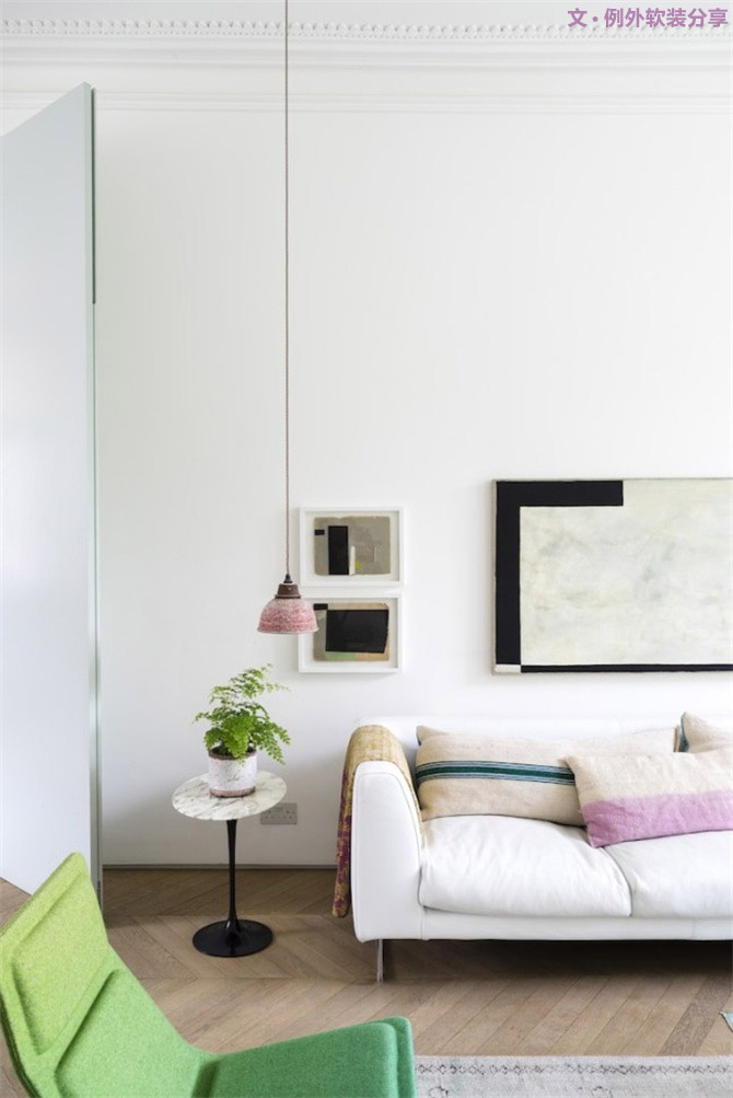 室內(nèi)設計中純白與嫩綠的那些事兒-別墅設計,軟裝設計,室內(nèi)設計,豪宅設計,深圳例外軟裝設計公司