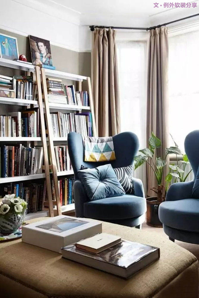 有種書(shū)房設(shè)計(jì)，叫做不用一絲不茍！-別墅設(shè)計(jì),軟裝設(shè)計(jì),室內(nèi)設(shè)計(jì),豪宅設(shè)計(jì),深圳例外軟裝設(shè)計(jì)公司