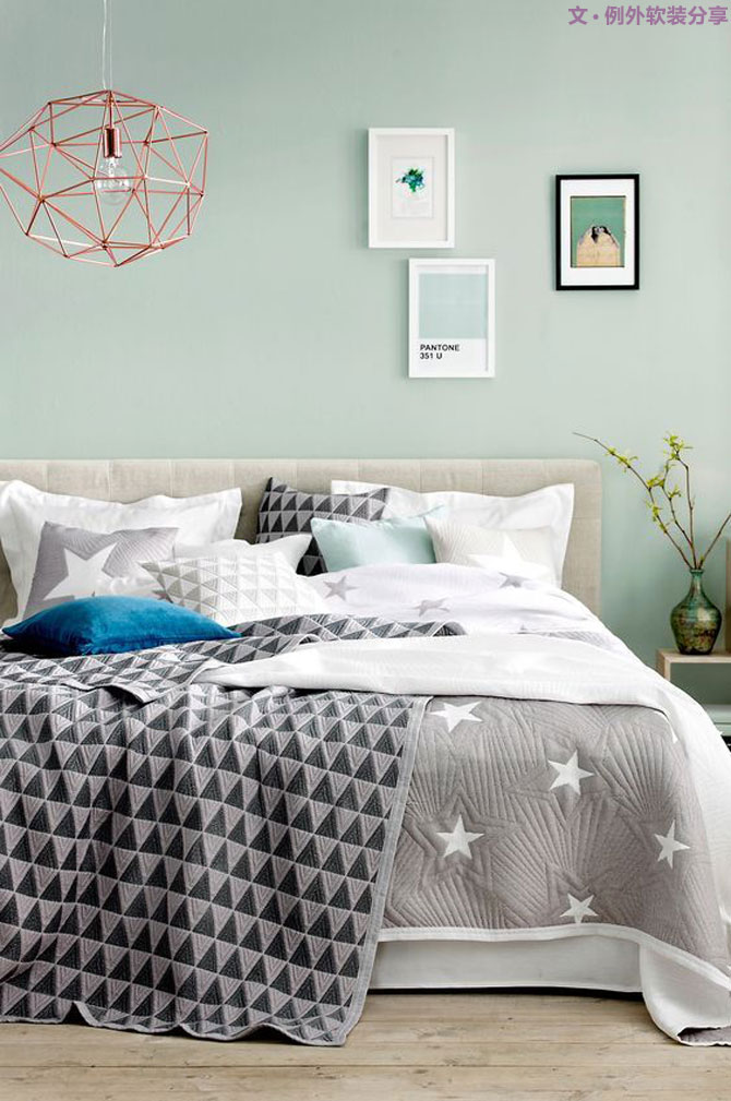 適合熾熱盛夏的室內(nèi)設(shè)計配色，非“她”莫屬！-別墅設(shè)計,軟裝設(shè)計,室內(nèi)設(shè)計,豪宅設(shè)計,深圳例外軟裝設(shè)計公司