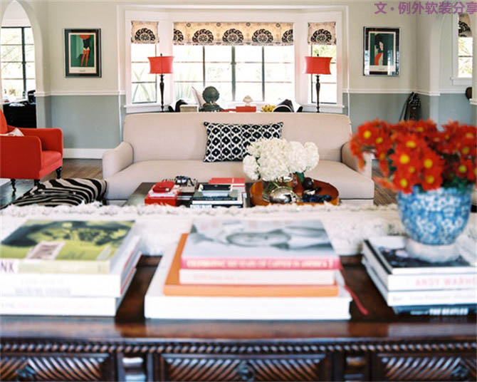 看國外室內(nèi)設(shè)計(jì)師如何玩轉(zhuǎn)中國紅！-別墅設(shè)計(jì),軟裝設(shè)計(jì),室內(nèi)設(shè)計(jì),豪宅設(shè)計(jì),深圳例外軟裝設(shè)計(jì)公司