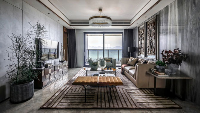 豪宅軟裝設計--半島城邦三期軟裝設計動態(tài)-別墅軟裝設計，軟裝設計，室內軟裝設計，室內設計，豪宅設計，深圳例外軟裝設計公司