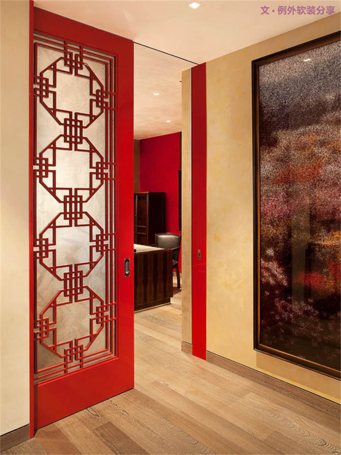 看國外室內(nèi)設(shè)計(jì)師如何玩轉(zhuǎn)中國紅！-別墅設(shè)計(jì),軟裝設(shè)計(jì),室內(nèi)設(shè)計(jì),豪宅設(shè)計(jì),深圳例外軟裝設(shè)計(jì)公司