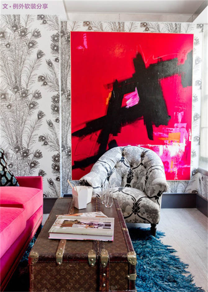 室內(nèi)設(shè)計師大膽用色裝飾房間！-別墅設(shè)計,軟裝設(shè)計,室內(nèi)設(shè)計,豪宅設(shè)計,深圳例外軟裝設(shè)計公司