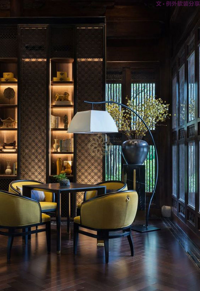 這才是新中式風(fēng)格該有的樣子，中國人真正的品！-別墅設(shè)計,軟裝設(shè)計,室內(nèi)設(shè)計,豪宅設(shè)計,深圳例外軟裝設(shè)計公司
