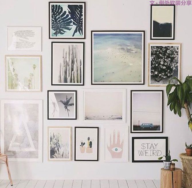 學(xué)會這五大掛畫技巧，分分鐘提升你家的氣質(zhì)！-別墅軟裝設(shè)計,軟裝設(shè)計,室內(nèi)軟裝設(shè)計,室內(nèi)設(shè)計,豪宅設(shè)計,深圳例外軟裝設(shè)計公司