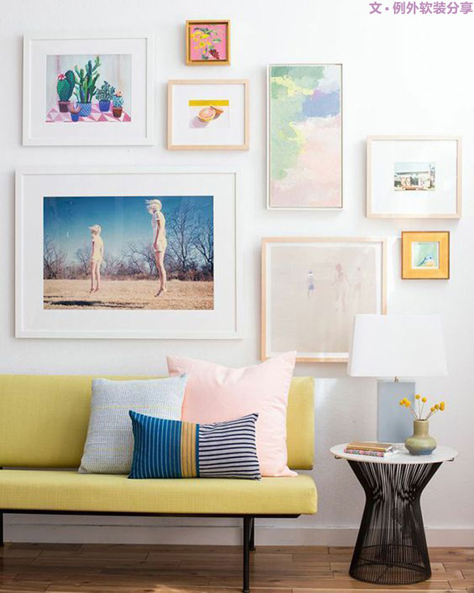 學(xué)會這五大掛畫技巧，分分鐘提升你家的氣質(zhì)！-別墅軟裝設(shè)計,軟裝設(shè)計,室內(nèi)軟裝設(shè)計,室內(nèi)設(shè)計,豪宅設(shè)計,深圳例外軟裝設(shè)計公司