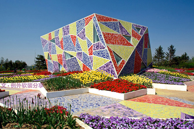 陶瓷馬賽克公園設計賞析-別墅設計_軟裝設計_室內設計_豪宅設計-深圳例外軟裝設計公司