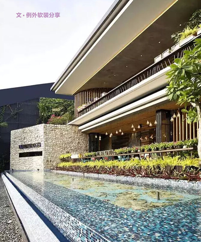 熱帶景觀生態(tài)餐廳，讓你未吃先醉